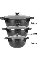 Ensemble de 3 Marmites