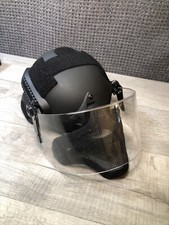 NEW Lancer Tactical MICH 2000 SF TYPE HELMET - Black  With Mask Air soft