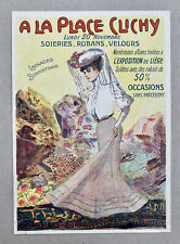 À La Place Clichy: carpet / silk - ribbons - velvet / circa 1910