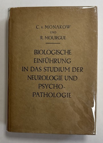 Monakow mourgue 1st - monakow/mourgue, hc/dj
