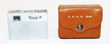 Micro 16 Miniature  Camera + Original Case - Wm. R. Whittaker Co. - 1945-1950