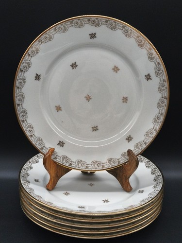 Assiettes plates porcelaine - 6,