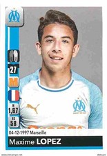Stickers Panini France Foot 2018-2019 - 212 - Olympique de Marseille - Maxime Lo
