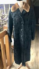 Manteau astrakan Col vison