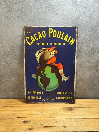Plaque métal cacao - plaque,