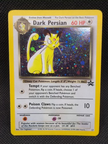 Carte pokemon dark persian - pokemon,