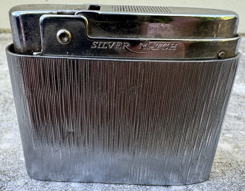 Briquet ancien silver match - silver,