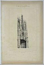 Lithographie Couronnement du