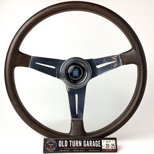Rare volant cuir marron nardi - volant,