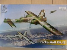 UNICRAFT Focke-Wulf FW.42 1/72 Model Airplane (Damaged Decals)