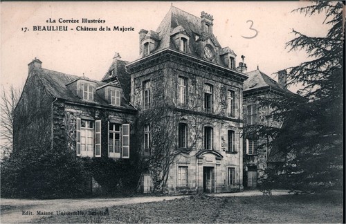 Cpa beaulieu chateau de - beaulieu,