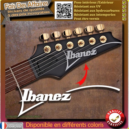 Sticker autocollant ibanez - autocollant,