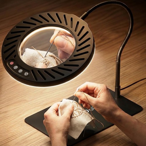 10x lampe loupe sur pied - pied,, 144