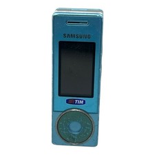 Samsung SGH-X830 TIM - Vintage Blue Slider Cell Phone Untested