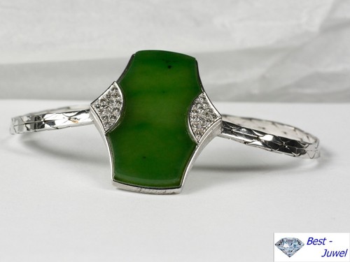 Bracelet blanc 585 14 - bracelet, or