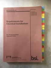 Page marker tabs for BS 7671 18th Edition Wiring Regulations AND On-Site Guide 