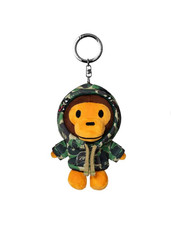 BAPE X SPOTIFY BY CENTRAL CEE CAMO BABY MILO KEYCHAIN