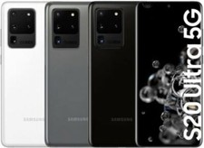 Samsung Galaxy S20 Ultra 5G SM-G988U 128GB /512GB Fully Unlocked Smartphone A+
