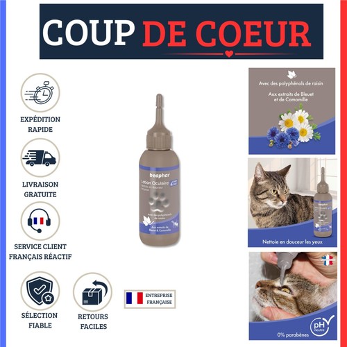 Beaphar lotion oculaire chien - lotion,