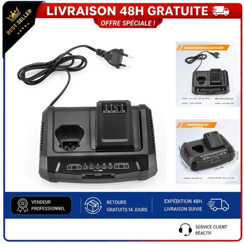 Chargeur double port usb - double,