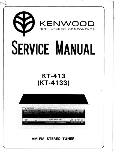 Service manuel instructions - service, d'instructions