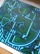 PhLVX  Pond (2025) Original pro-marker illustration by Cujo Cussler.