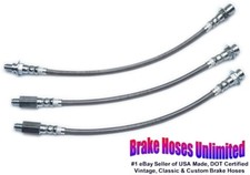 Inoxydable Frein Tuyau Set