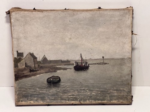 Ancien tableau marine - tableau, hst