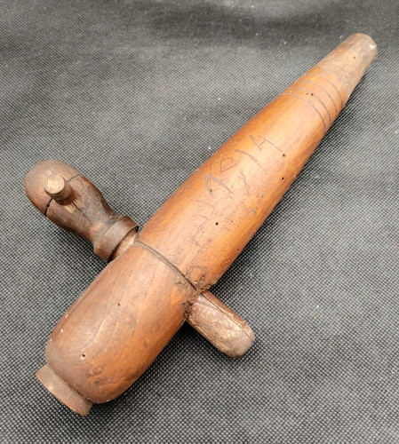Ancien robinet bois pour - ancien,