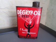 Petit bidon huile ancien