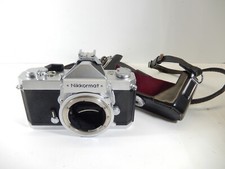 VINTAGE WORKING NIKON NIKKORMAT FT SILVER 35MM SLR FILM CAMERA BODY