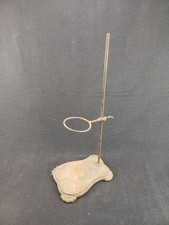 ancien support pied laboratoire verrerie chimie cabinet curiosité vintage 1900