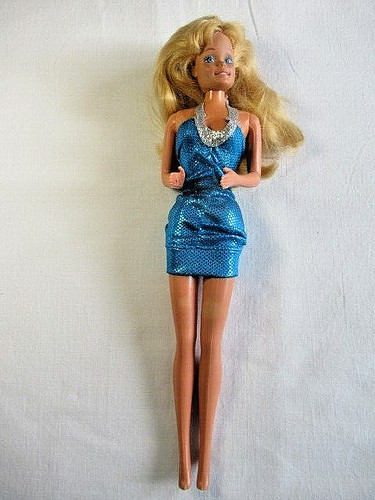 Barbie robe mini - robe, bleu