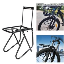 Porte-bagages avant universel pour vélo, robuste, compatible avec les