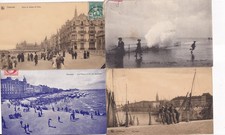 Lot de 4 cartes postales