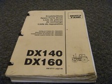 Deutz Fahr DX140 & DX160 Tractor Parts Catalog Manual SN (7622/23/24/25)0001-Up