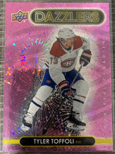2021-22 Upper Deck Series 2 Tyler Toffoli - Canadiens #DZ-76 Dazzlers Pink