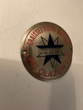 Rare Plaque Olazur D.8 Pour