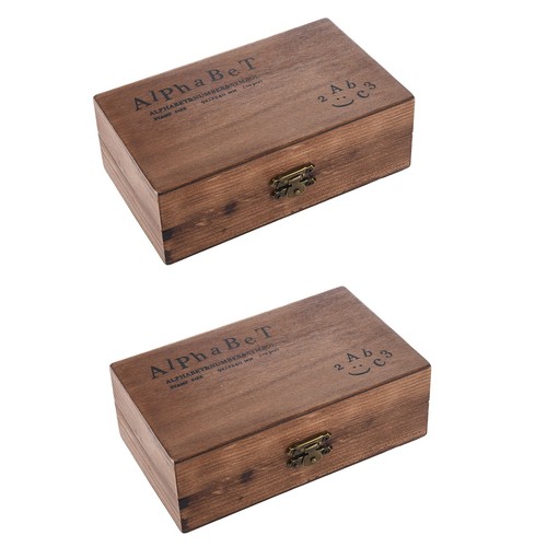 Coffret 140 tampons bois - coffret,