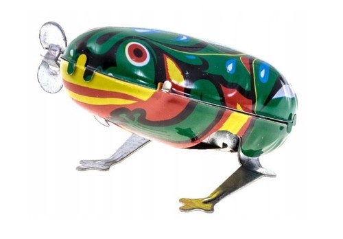 Grenouille mécanique vintage - grenouille,