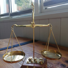 Balance de pesage en laiton