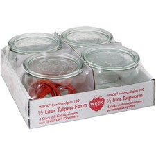 WECK Rundrandglas Tulpe 0,5 l