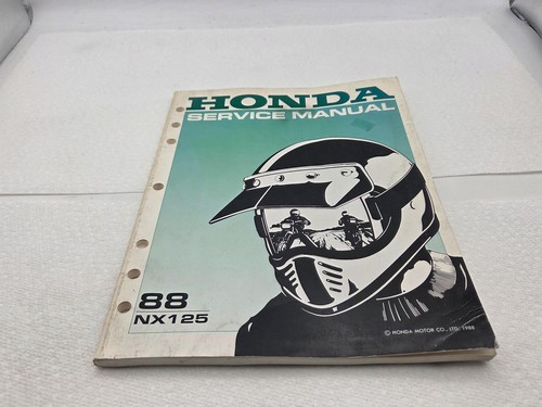 1988 honda nx125 service - nx125,