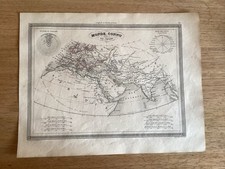 Ancienne Carte  Monde Connu