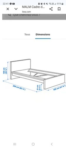 Lit ikea sommier - ikea,