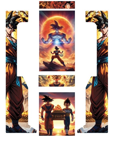 Stickers dartcab dbz jeu de - dbz,