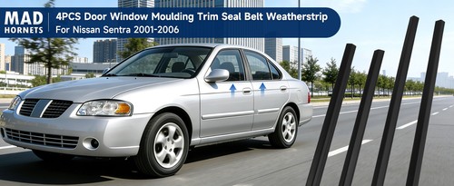 4pcs weatherstrip pour nissan - weatherstrip,