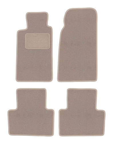 Tapis sol velours beige - tapis,