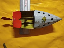 jouet ancien en tôle bateau