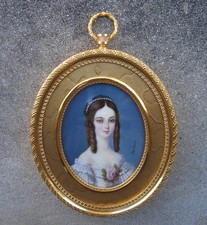 Belle miniature signé Gamet